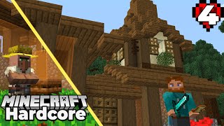 Minecraft 1.16 Hardcore Survival : Starting our Village & Fishing Dock!! #4