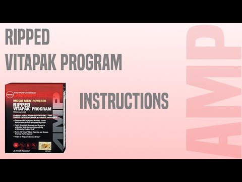 how to properly take gnc ripped vitapak