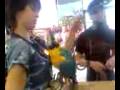 CHAD TERRY of aka gets violated by a parrot at pet warehouse