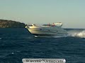 Two motor boats outstrip