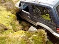 Leinster4x4 ,Ireland, Pajero off roading with a locked rear diff