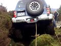 Leinster4x4 ,Ireland, Pajero off roading with a locked rear diff