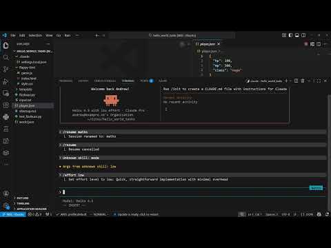 Claude Code Essentials - Rename and Rewind Follow Along