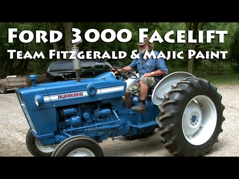 Ford 3000 Tractor Facelift DIY – Majic Paint Team Fitzgerald Country Lifestyle
