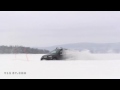 V12GT.com BMW drift & skiding turn on ice!  X6 M & X5 M