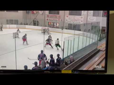 #18 Mattias Schoffner speed up the wing capped off with some slick moves and a shot on net