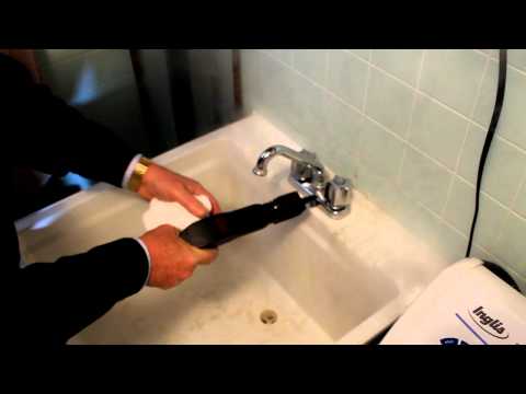 how to remove a utility sink