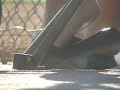 Candid shoeplay