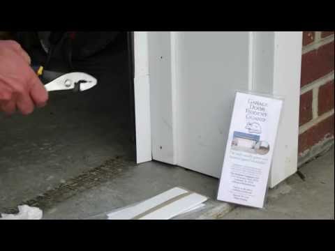 how to weather seal garage door