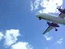 St. Maarten Liat Dash-8 Over Maho Beach