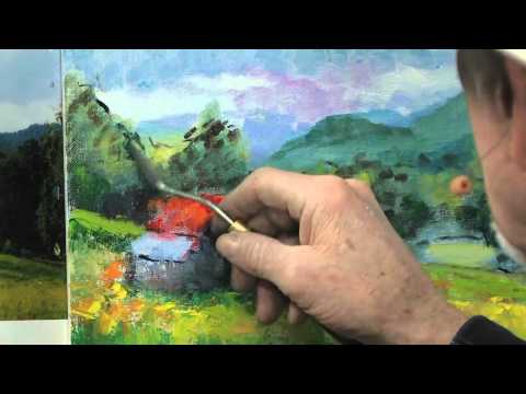 how to knife paint