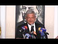 AMLO agredece las manifestaciones de apoyo en la jornada #ApoyoMundialAMLO Nota: radioamlo.org Hoy durante la conferencia de prensa el candidato Presidencial del Movimiento Progresista agradeció el apoyo mostrado por la gente en diversas partes del mundo 