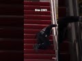 TRUMP TRIPPING ON AIR FORCE ONE STAIRS VS BIDEN