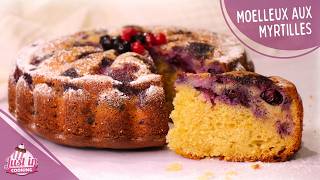 Recette de Gâteau Moelleux aux Myrtilles : Léger, Moelleux et Fruité 💙