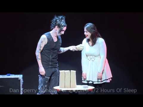 craziest chick ever on stage with Shock Illusionist Dan Sperry : Anti-Conjuror