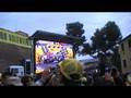 Esposizione nuovo striscione Valentino Rossi