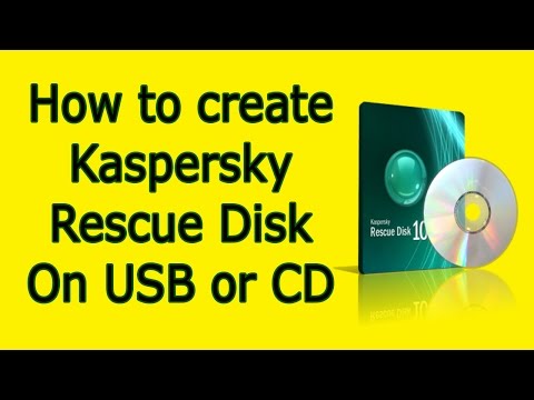 How to create Create Kaspersky Rescue Disk