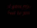 One last cry