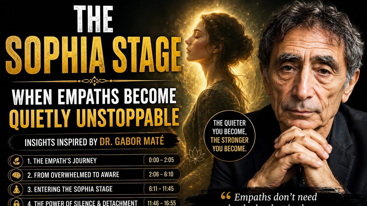The Sophia Stage: When Empaths Become Quietly Unstoppable | Inspired by Dr. Gabor Maté