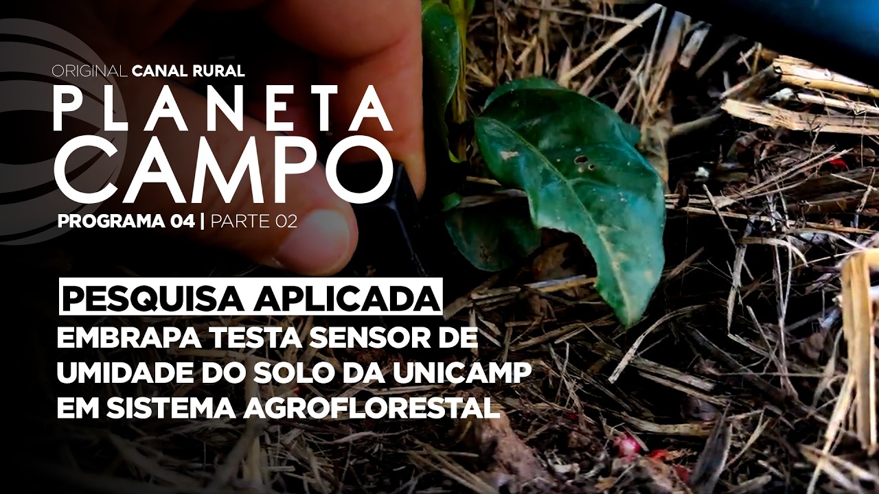Embrapa testa sensor da Unicamp para monitorar umidade do solo | Planeta Campo - ep. 4 parte 1
