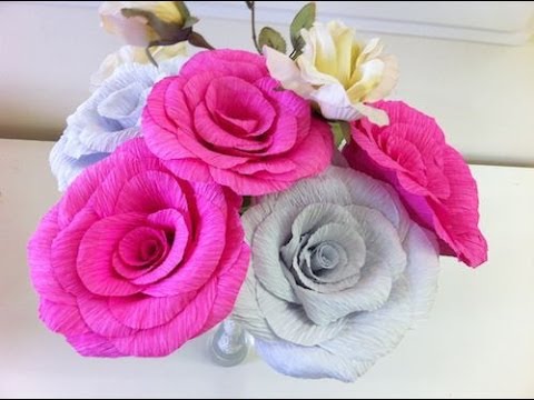 Flores de Papel - Mais dicas de artesanato no: http://www.showdeartesanato.com.br Página no Facebook: http://www.facebook.com/blogshowdeartesanato Se você gostou desse vídeo, ...