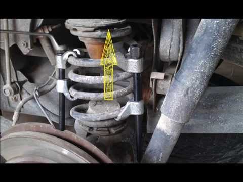 How to repair noise in the rear shocks Jeep Commander – Grand Cherokee.