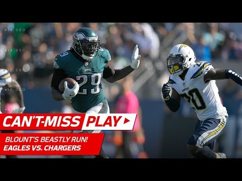 Video: Blount's Beastly Run w/ Big Stiff Arm & Smallwood's TD Dive! | Can't-Miss Play | NFL Wk 4
