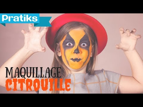 Halloween : Maquillage et d�guisement F�te: La citrouille