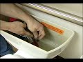 Toilet Repair: Fill Valve & Flapper : Toilet Repair: Adjust Flapper Chain for Proper Flush