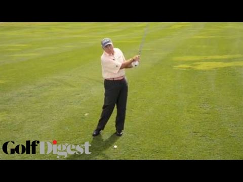 Hit Hybrids Down & Through-Lessons with Butch Harmon-Golf Digest