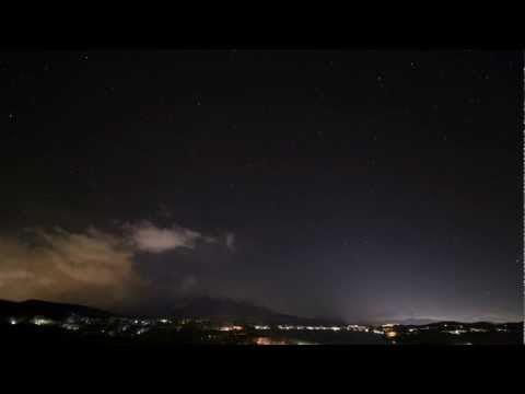 The Night of Asteroid 2012 DA14 Flyby