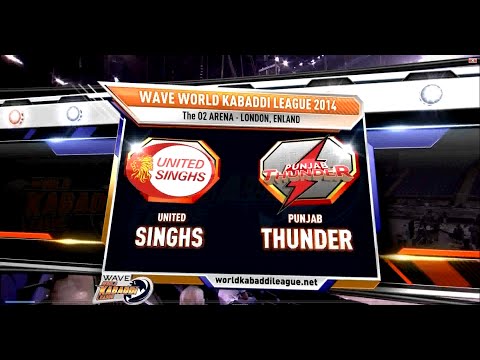 World Kabaddi League, Day 1, Match 1: United Singhs vs. Punjab Thunder (Part 1)