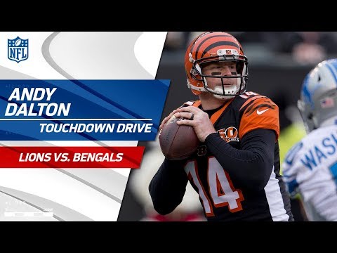 Video: Andy Dalton Guides Cincinnati Downfield on TD Drive vs. Detroit! | Lions vs. Bengals | NFL Wk 16