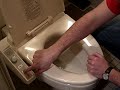 Demonstrating the Washlet Toto