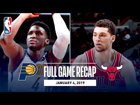 Video: Full Game Recap: Pacers vs Bulls | Oladipo and LaVine Trade Clutch Buckets