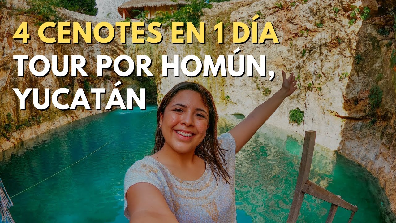 HOMÚN, YUCATÁN - 4 CENOTES EN 1 SOLO TOUR