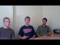 Group of four American students (in English)
