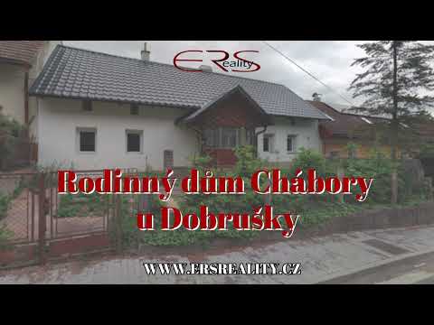 Video Rodinný dům Chábory u Dobrušky, okres Rychnov nad Kněžnou