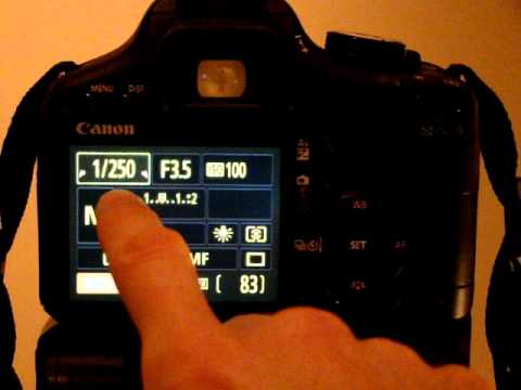 how to adjust shutter speed on canon eos