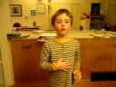 cute kid saying pledge