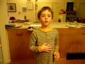 cute kid saying pledge