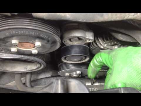 how to replace serpentine belt on bmw 325i
