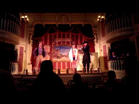 Alyssa on stage at Disneyland