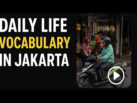 Daily English Vocabulary for Real Conversations – Jakarta Vibes Ep. 1