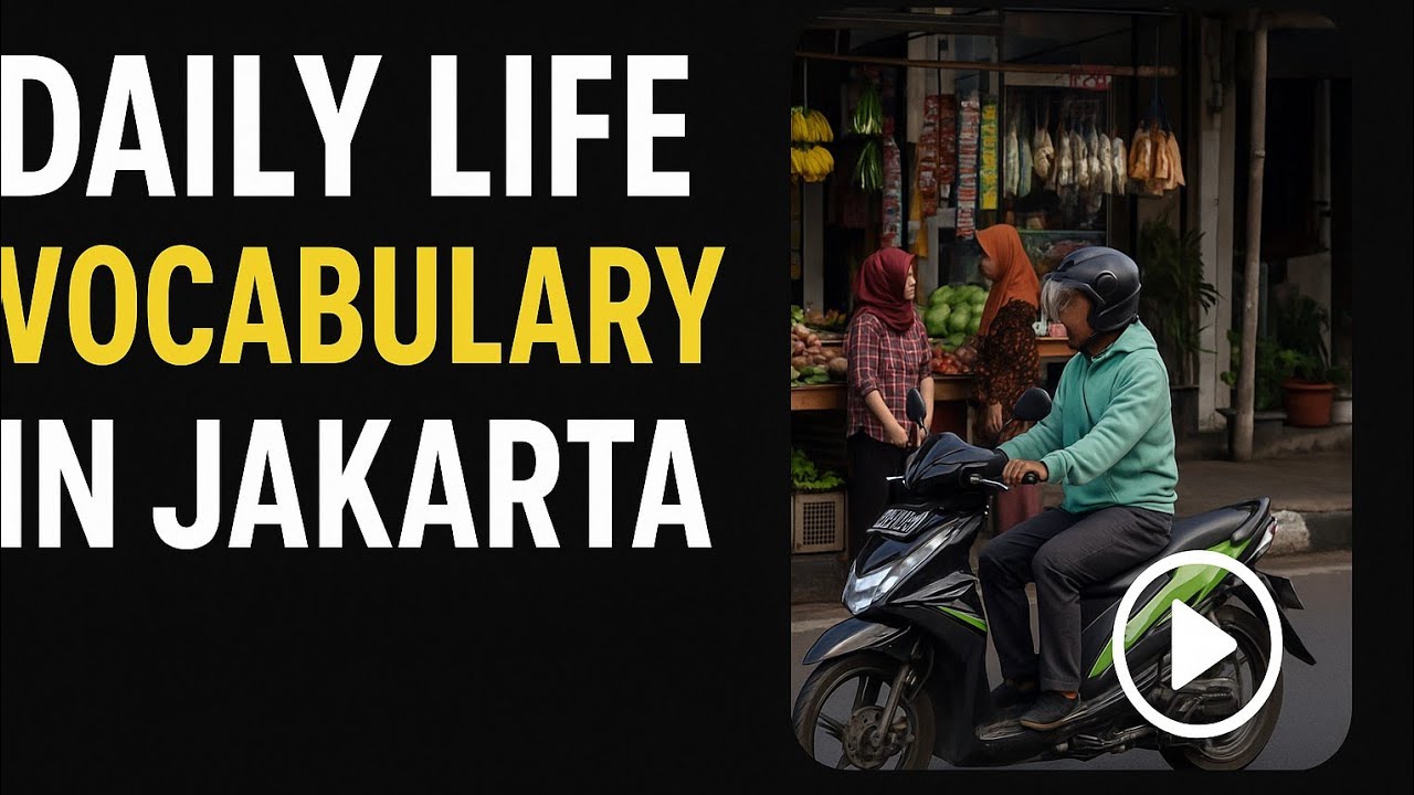 Daily English Vocabulary for Real Conversations – Jakarta Vibes Ep. 1