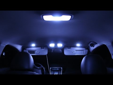 Hyundai Sonata Interior Lights Changing Originals with LED lights Replacement Part #2