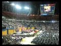 Francis Collins singing at the UMich Convocation