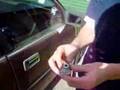 how to unlock a car using a hose