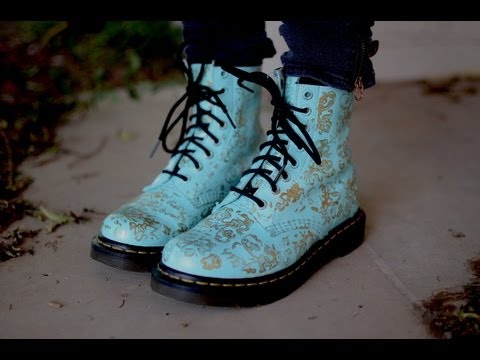 how to paint your dr martens