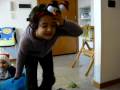 la renna e babbo natale